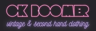 OKBOOMER vintage and second hand clothing