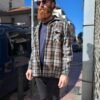 καρο πουκαμισο (μπλε ραφ, καφε, μπεζ)