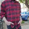 καρο πουκαμισο (κοκκινο, μαυρο)