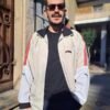 vintage αθλητικο Puma jacket (μπεζ, λευκο,κοκκινο, μαυρο)