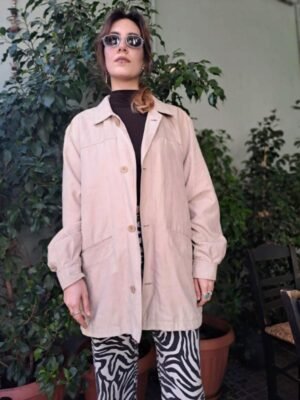 light and soft, off white jacket