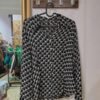 vintage patterned πουκαμισο (μαυρο, λευκο)