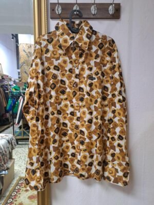 girrafe patterned πουκαμισο