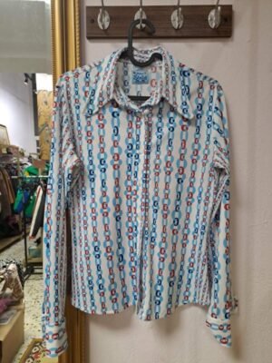 vintage Miss Sixty patterned λευκο πουκαμισο