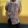 vintage geometrical patterne shirt