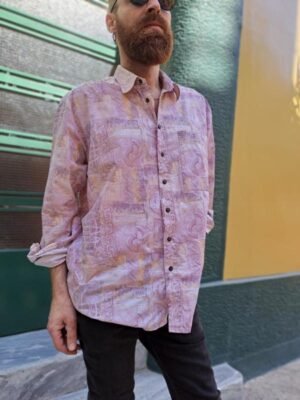 vintage pastel patterned shirt