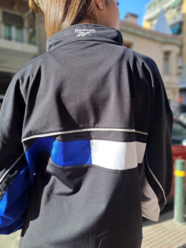 vintage Reebok sport jacket (μαυρο, μπλε, λευκο, ασημι) - Image 4