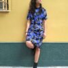 vintage floral midi dress (sunflowers)