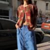 vintage crazy patterned πουκαμισο