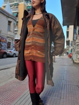 vintage unisex striped vest