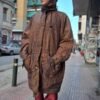 vintage chocolate brownie long, light jacket