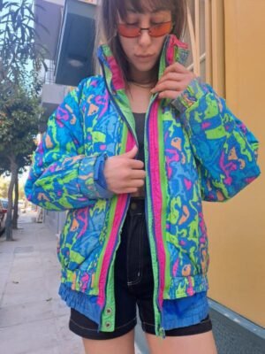 vintage unisex crazy double mountain jacket