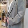 vintage unisex wool & cashmere blazer (beige, grey, terracota)
