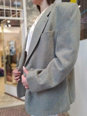 vintage unisex wool & cashmere blazer (beige, grey, terracota)