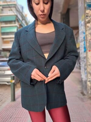 vinatge unisex wool blazer (dark green, burgundy, blue)