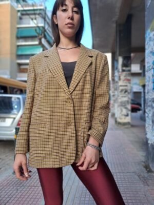 vintage unisex blazer (ochre, chaki, burgundy)