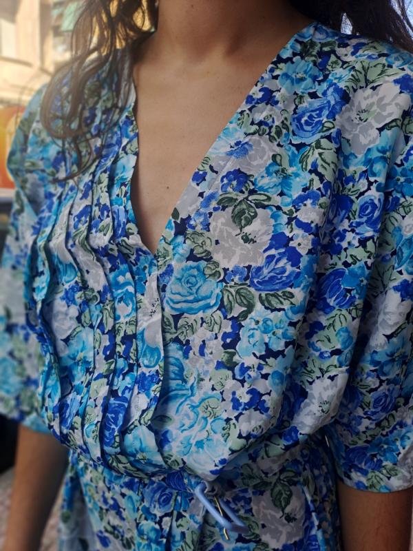 vintage floral midi dress - Image 4