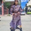 vintage flloral heavy dress