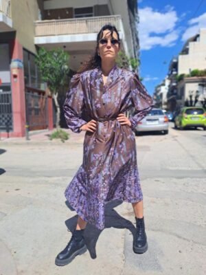 vintage flloral heavy dress