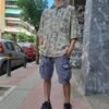 vintage patterned polo shirt