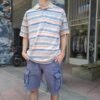 vintage stripped polo shirt