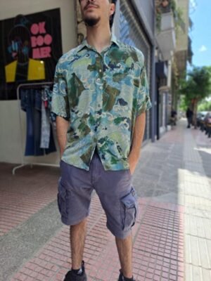 vintage patterned summer shirt