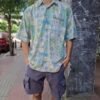 vintage patterned summer shirt