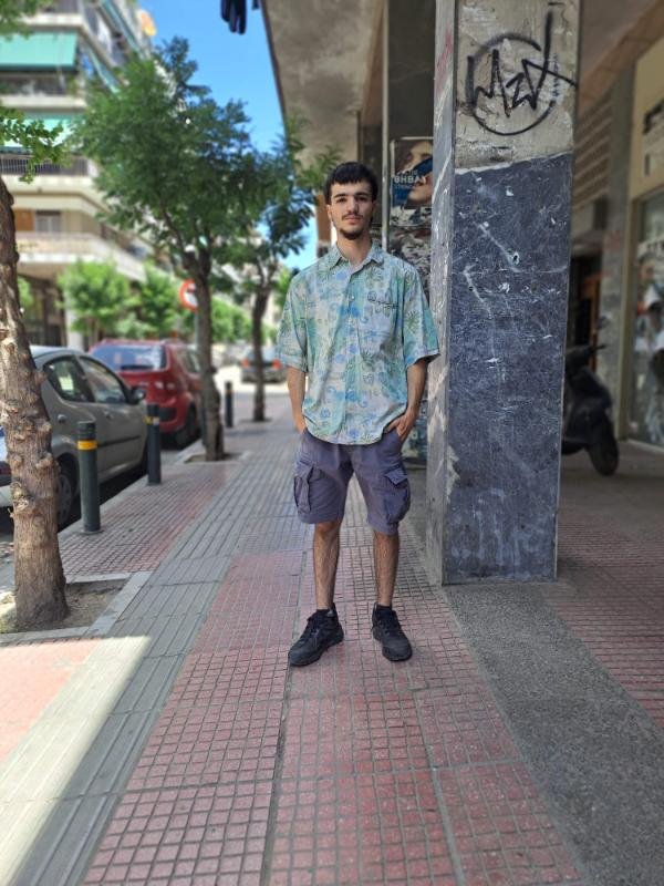 vintage patterned summer shirt - Image 2