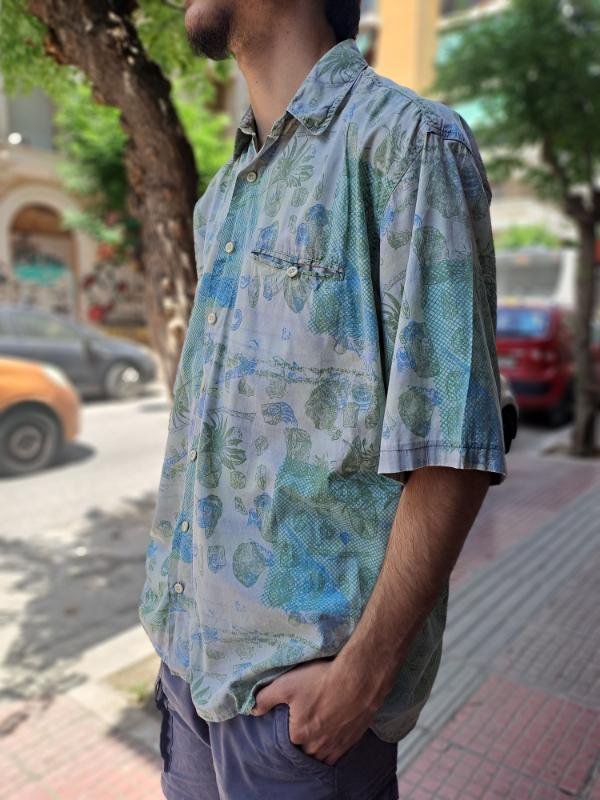 vintage patterned summer shirt - Image 3
