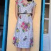 vintage floral summer dress