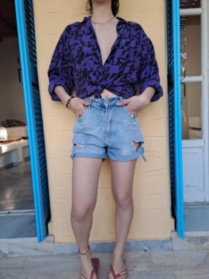 vintage silk summer shirt