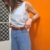 vintge silk tank top