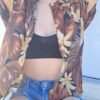 vintage summer floral dress