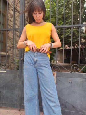 vintage silk tank top