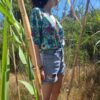 vintage summer crazy patterned shirt