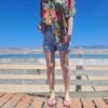 vintage summer floral shirt