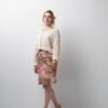 vintage floral summer skirt