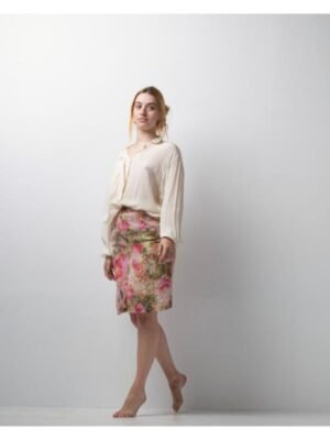 vintage floral summer skirt
