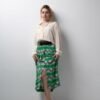 vintage summer silk skirt