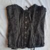 vintage black corset