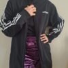 vintage unisex Adidas black track jacket