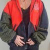 vintage unisex track jacket (red,black,yellow)