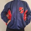 vintage unisex blue red sport jacket