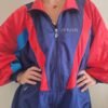 vintage unisex sport jacket (blue,light blue,red)