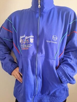 vintage unisex Sergio Tacchini lavender sport jacket