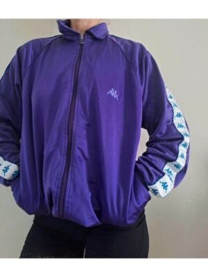 vintage unisex Robbe di Kappa deep purple sport jacket