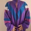vintage unisex track jacket (lavender,magenda,petrol,white)