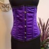 vintage corset purple