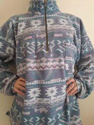 fleece top-blouse