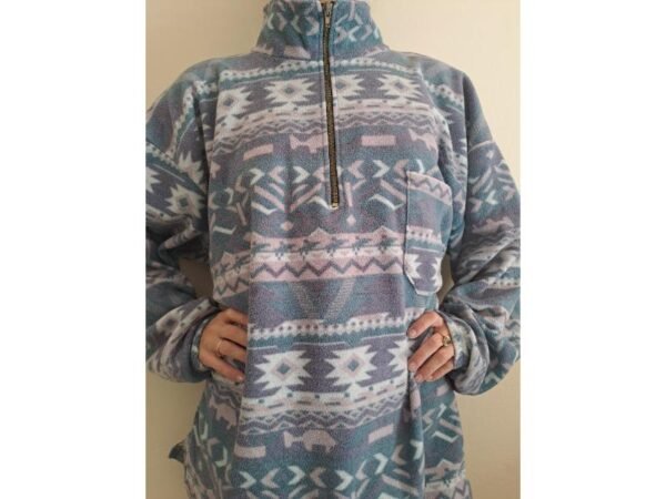 fleece top-blouse